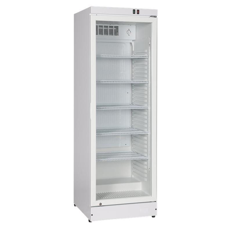 Jääkaappi lasiovella Scandomestic DC389WD, 60cm, lasiovella, valkoinen