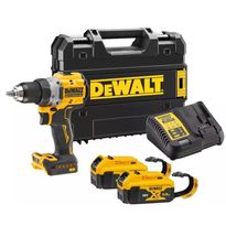 Akkuporakone/väännin DeWalt XR DCD800P2LRT-QW, 90Nm, 18V, 2x5.0Ah PowerStack akuilla + TSTAK