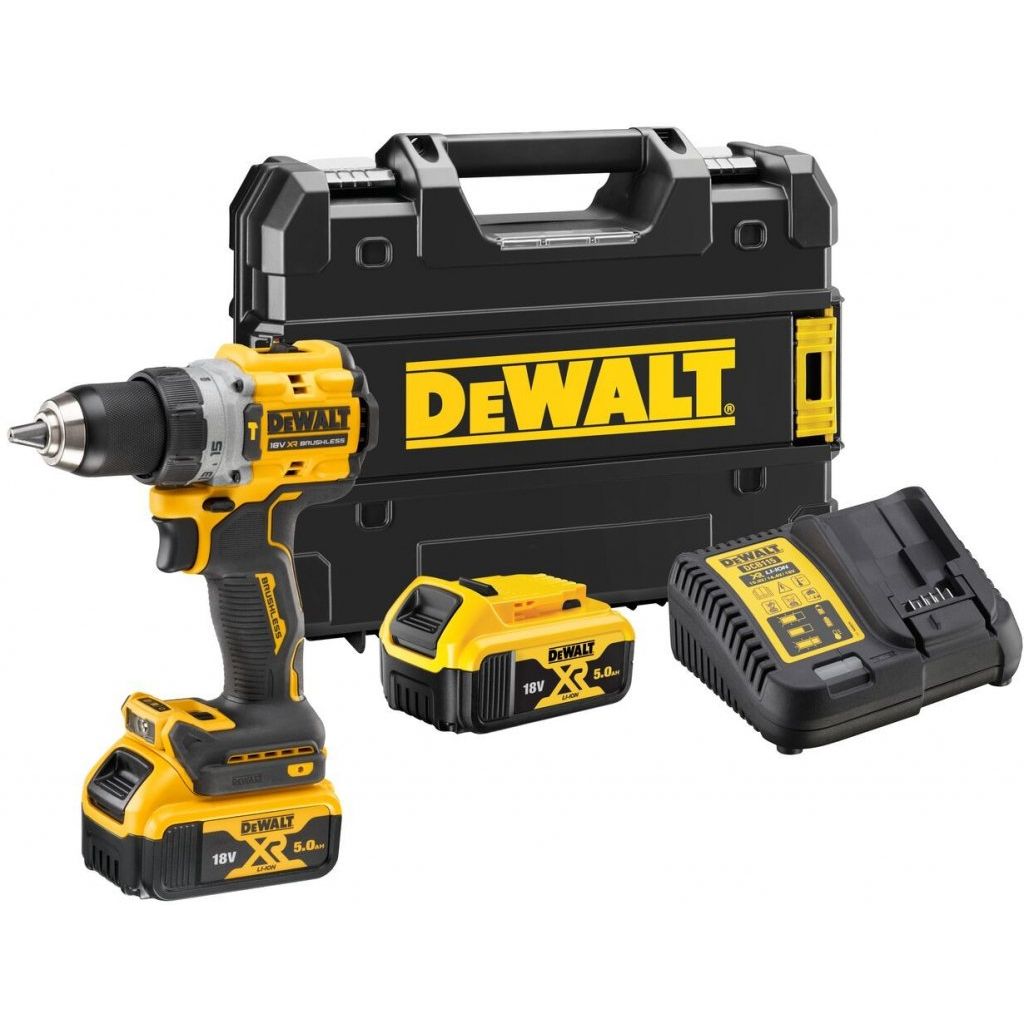 Akkuiskuporakone DeWalt XR DCD805P2T-QW, 90Nm, 18V, 2x5.0Ah akuilla + TSTAK
