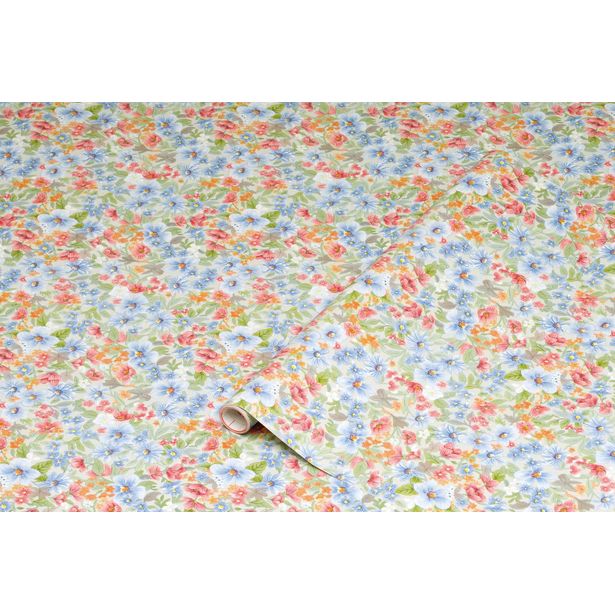Kontaktimuovi D-C-Fix 346-0102, 0.45x2m, Romantic, erivärisiä kukkia