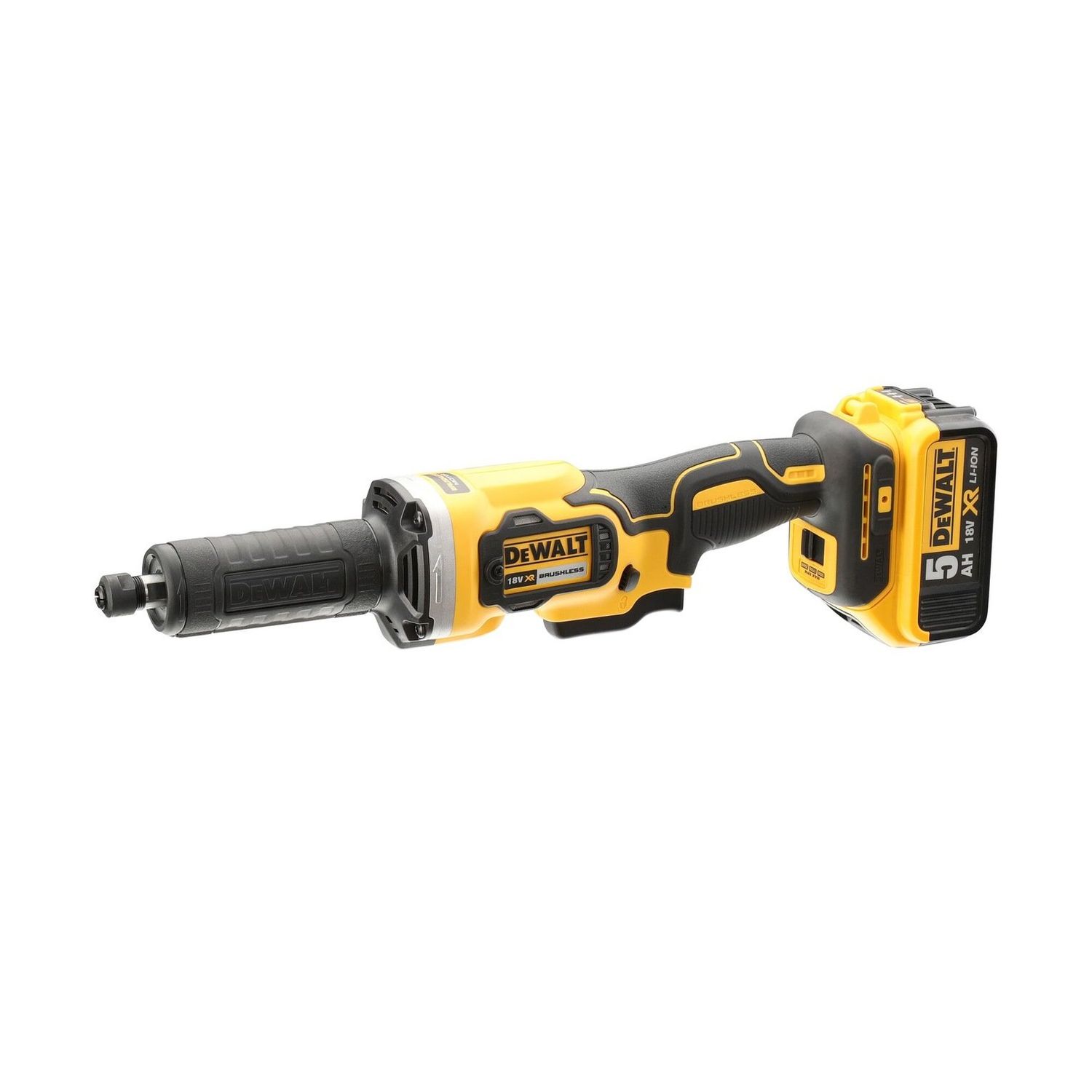 Akkusuorahiomakone DeWalt XR DCG426P2-QW, 25000rpm, 18V, 2x5.0Ah akuilla
