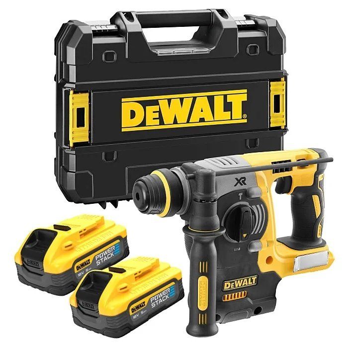 Akkuporavasara DeWalt XR DCH273H2T-QW, 2.1J, 18V, 2x5.0Ah akuilla + TSTAK