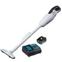 Akkuimuri Makita LXT DCL180SFW, valkoinen, 18V, 3.0Ah akulla