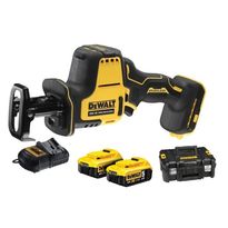 Akkupuukkosaha DeWalt XR DCS369P2-QW, 2800spm, 18V, 2x5.0Ah akuilla + TSTAK