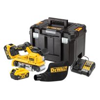 Akkunauha/laikkahiomakone DeWalt XR DCW220P2-QW, 320m/min, 18V, 2x5.0Ah akuilla + TSTAK