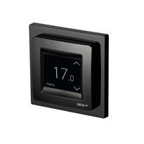 Termostaatti DEVIreg Touch, kosketusnäyttö, musta, Verkkokaupan poistotuote