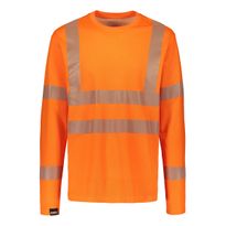 Paita Dimex 4295+, huomioväri, pitkähihainen, oranssi
