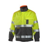 Työtakki Dimex 6000, huomioväri, harmaa/keltainen