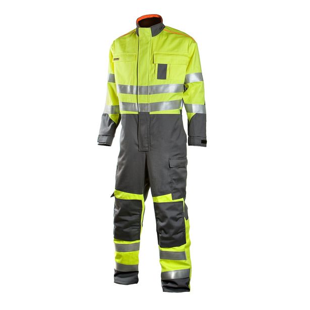 Kokohaalari Dimex 6003, huomioväri, harmaa/keltainen