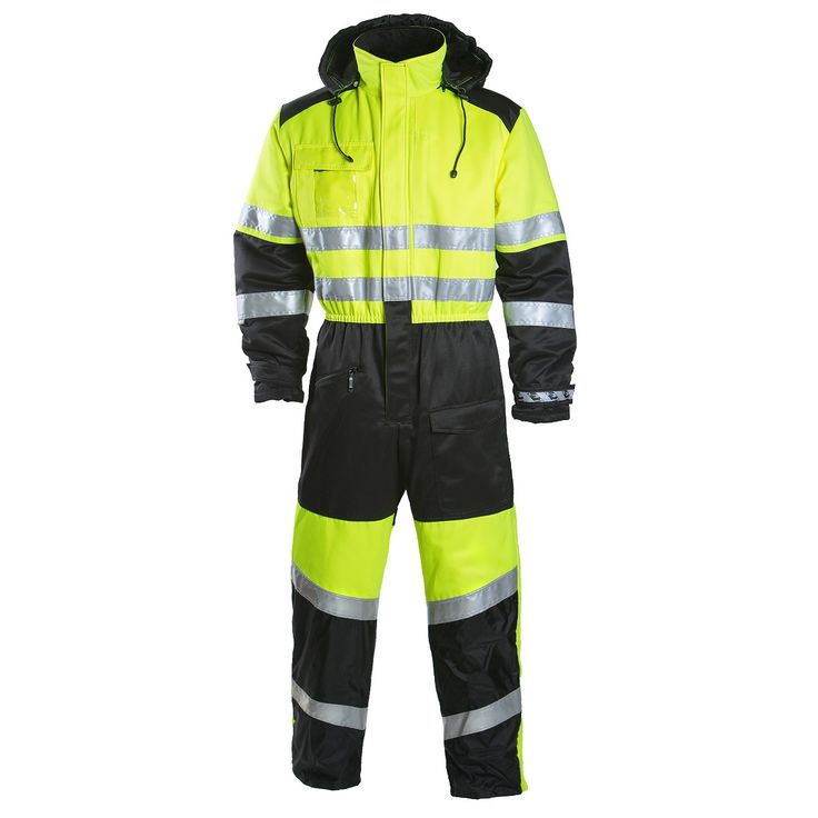 Talvihaalari Dimex 6039, huomioväri, vettähylkivä, keltainen/musta