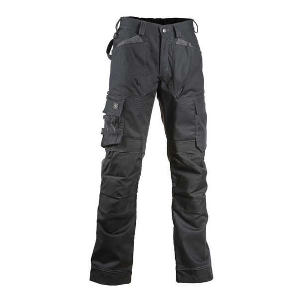 Stretch-housut Dimex 60602, musta/harmaa