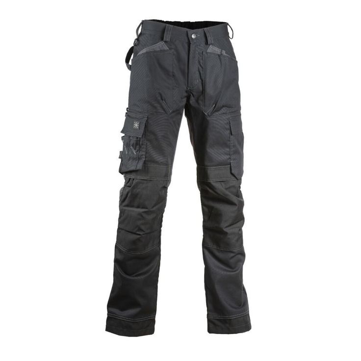 Stretch-housut Dimex 60602, musta/harmaa