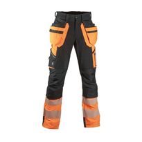 Stretch-riipputaskuhousut Dimex Turva 60851R, oranssi/musta