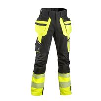 Stretch-riipputaskuhousut Dimex Turva 60851Y, keltainen/musta