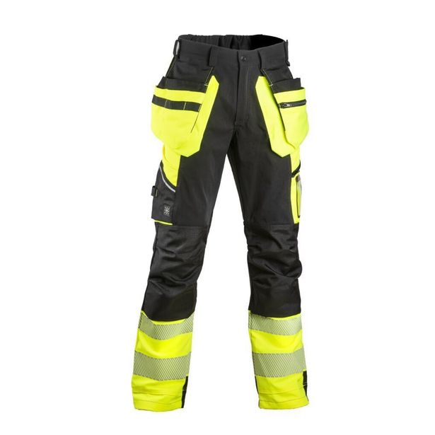 Stretch-riipputaskuhousut Dimex Turva 60851Y, keltainen/musta
