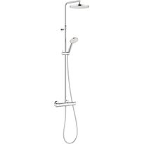 Sadesuihkusetti Damixa Core, termostaattihanalla, suihkupää ⌀230mm, kiiltävä kromi