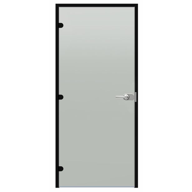 Lukittuva lasiovi Harvia, 9x21, alumiinikarmi, satiini