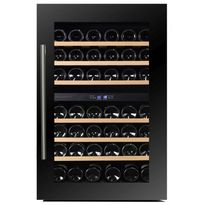 Kahden lämpötilan viinikaappi Dunavox DAB-42.117DB, 59x88.5cm, musta, integroitava