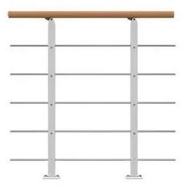 Reunakaide Dolle Design, laajennuspaketti, öljytty pyökki, valkoinen