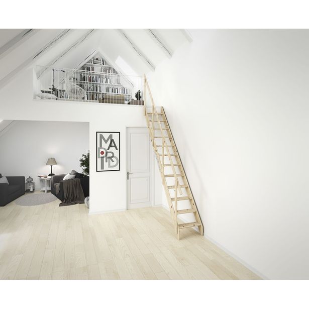 Portaat Dolle Kiel, 572x1775mm, käsittelemätön kuusi