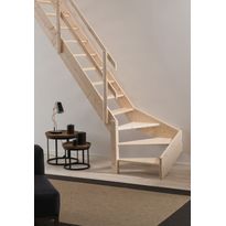 Parviportaat Dolle Normandie, 780x2825mm, oikea, kaiteella