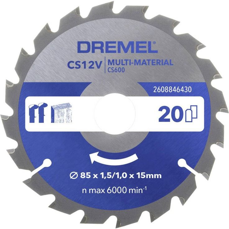 Sahanterä Dremel Blueprint Multi-Material