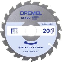 Sahanterä Dremel Blueprint, puulle
