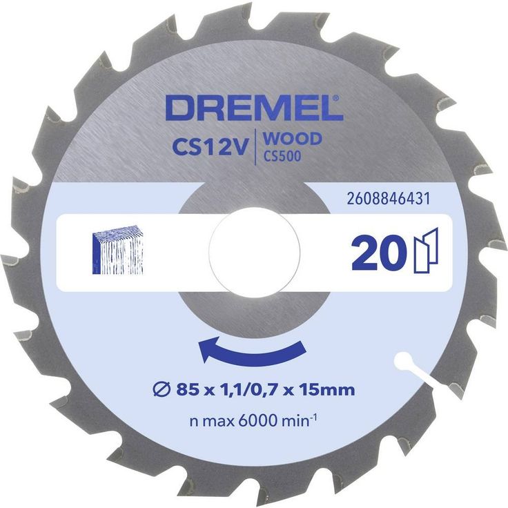 Sahanterä Dremel Blueprint, puulle