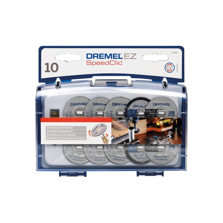 Tarvikesarja Dremel SC690 EZ SpeedClic, 10-osainen