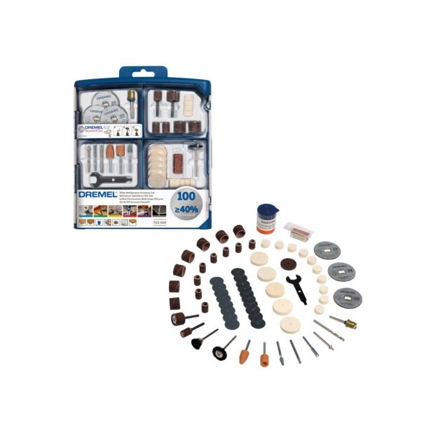 Tarvikesarja Dremel 723, 100-osainen