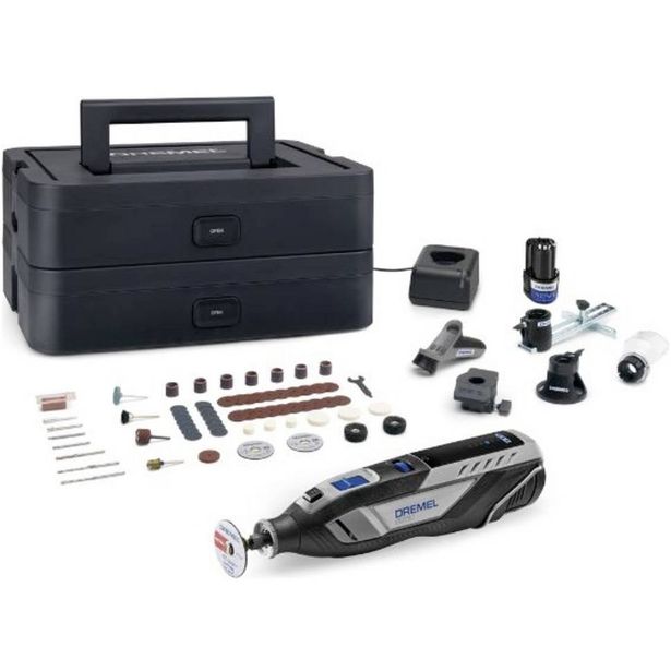 Akkumonitoimityökalu Dremel 8250-5/65, 12V, 2x2.0Ah akuilla