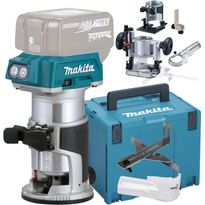 Yläjyrsin Makita LXT DRT50ZJX5, tarvikkein, 18V, ilman akkua + Makpac