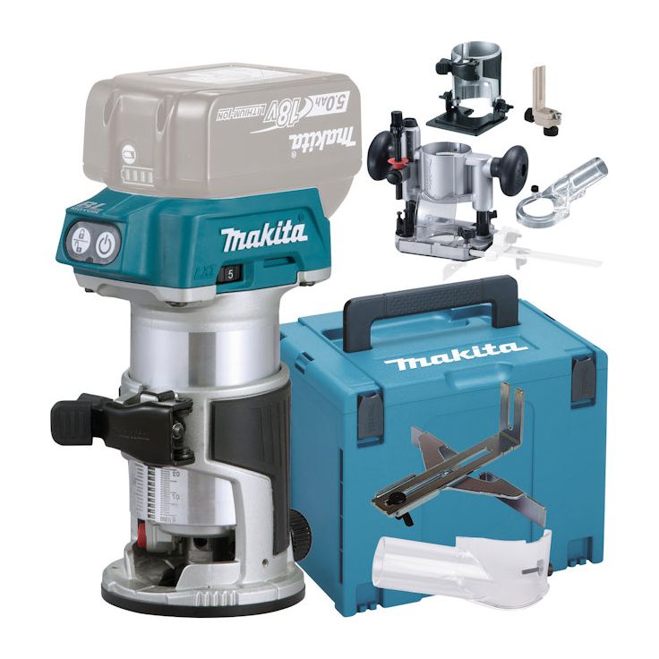 Käsijyrsin Makita LXT DRT50ZJX5