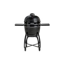 Hiiligrilli Dreamfire Hoovi Kamado Large, grillaustelineella, musta