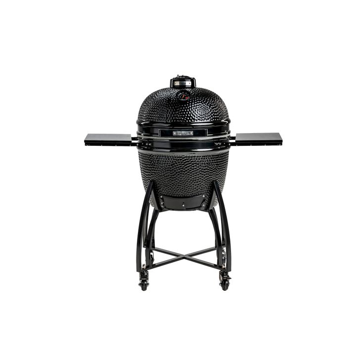 Hiiligrilli Dreamfire Hoovi Kamado Large, grillaustelineella, musta