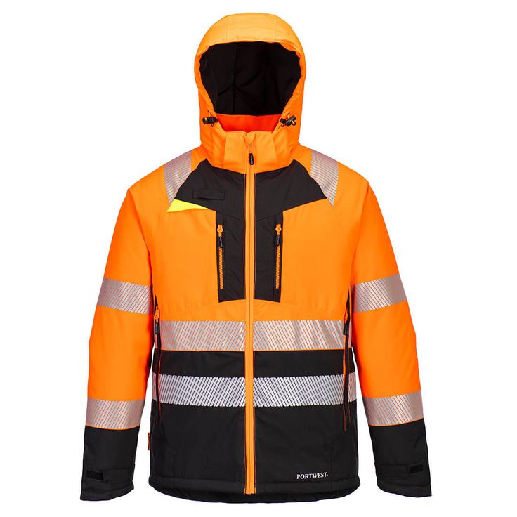 Talvitakki Portwest DX430 Hi-Vis lk 2, oranssi/musta, S