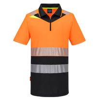 Pikeepaita Portwest DX435 Hi-Vis lk 1 vetoketjulla