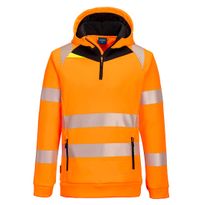 Huppari Portwest DX482 Hi-Vis 1/4 vetoketjulla