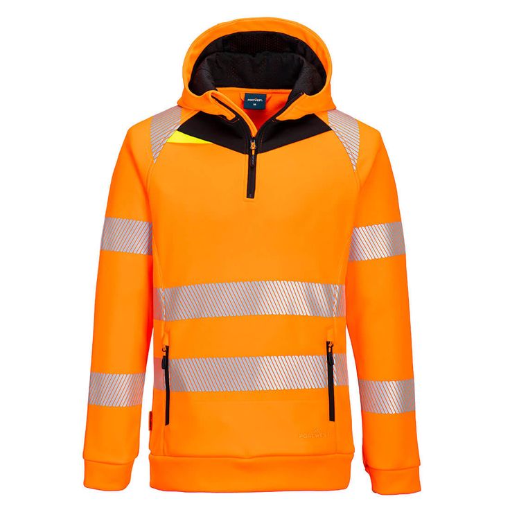 Huppari Portwest DX482 Hi-Vis 1/4 vetoketjulla