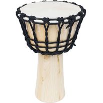 Djembe-rumpu kiristysköydellä 25 cm vuohennahka