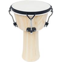 Djembe-rumpu kiristystangolla 25 cm vuohennahka