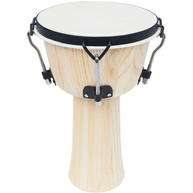 Djembe rumpu kiristystangolla 25 cm vuohennahka