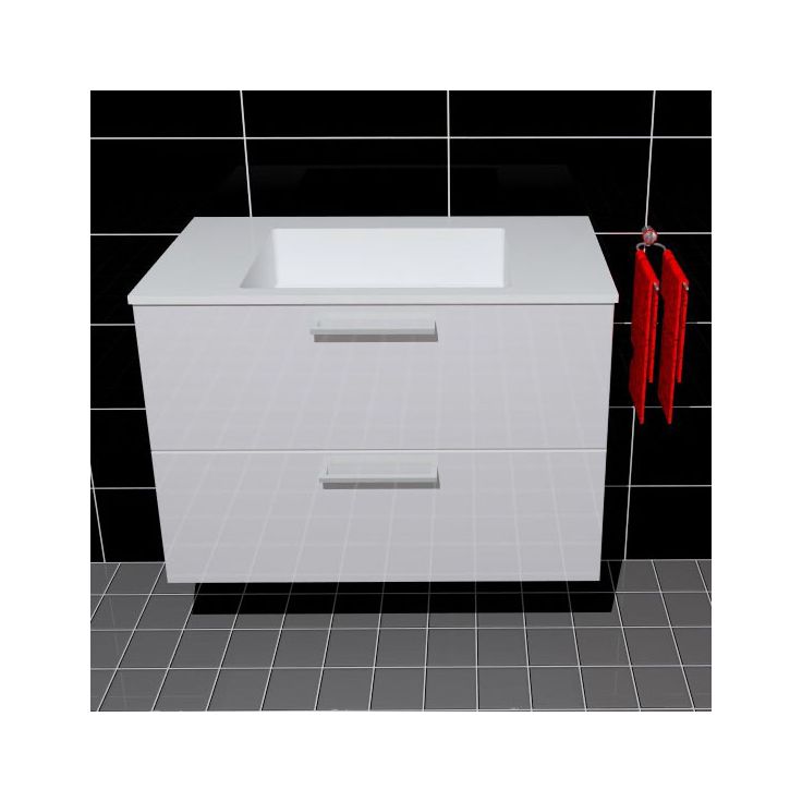 Allaskaappi ja pesuallas Easy Bath Tango 80 TEN2