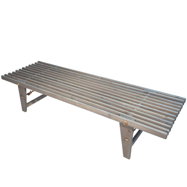 Sohvapenkki EcoFurn Daybed 190 cm, mänty, harmaa