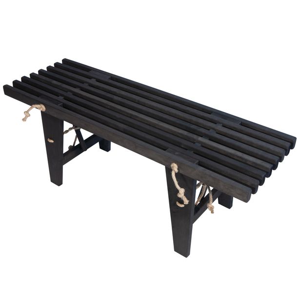 Ekopenkki EcoFurn 120cm, tervaleppä, musta