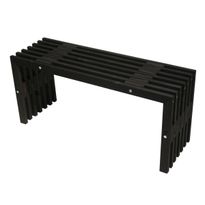Penkki EcoFurn D, 100cm, mänty, musta