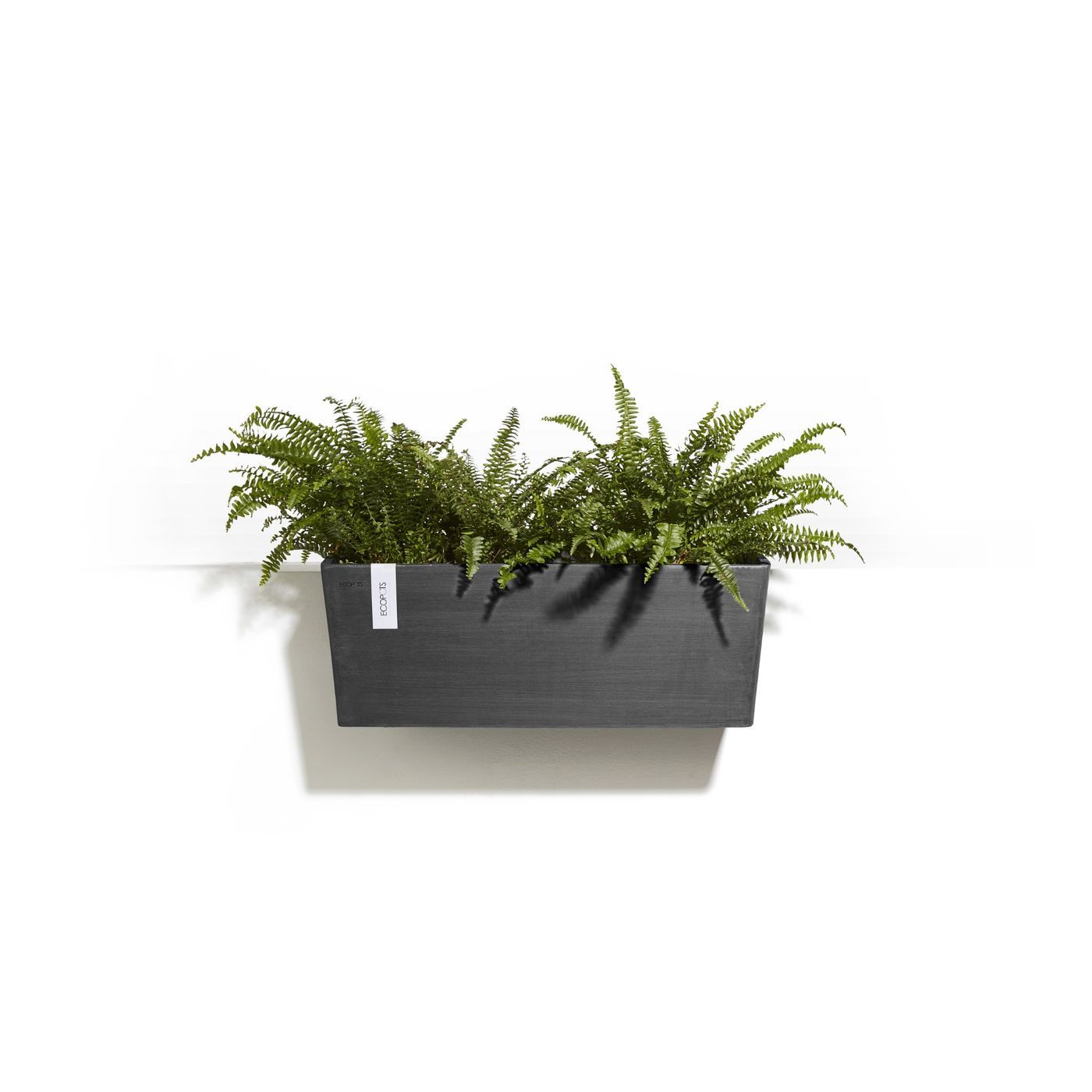 Parvekelaatikko Ecopots Bruge 55cm tummanharmaa