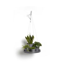 Ripustettava aluslautanen Ecopots Brysseli 36cm harmaa