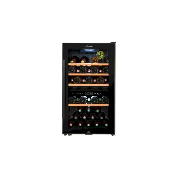 Viinikaappi la Sommeliere ECS512Z, 48cm, 2 lämpötila-aluetta, vapaasti seisova, musta