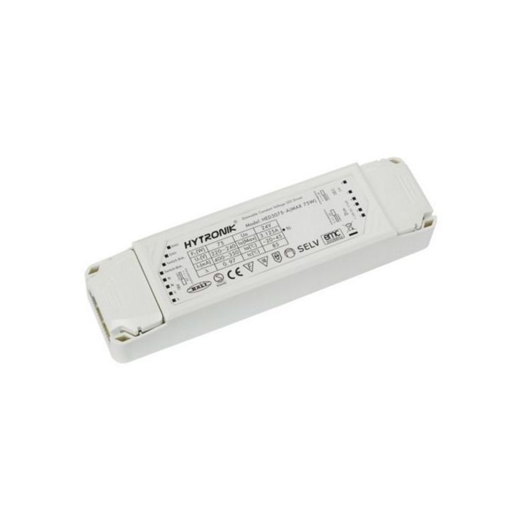 LED-muuntaja FTLIGHT Multi 24V, 75W, IP20, himmennettävä, painonappi, 1-10V